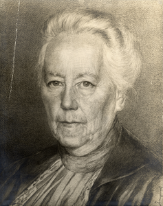 105589 Portret van Marie G. Lulofs, geboren 1 september 1854, echtgenote van Samuel Muller Fz., voorzitster van de ...